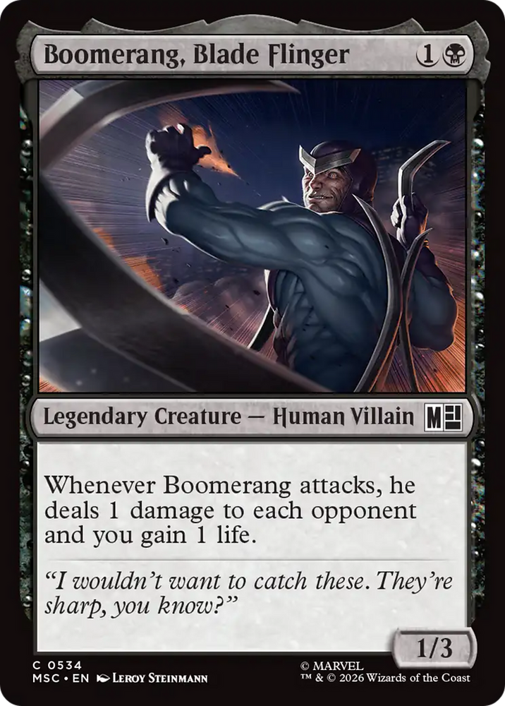 Boomerang, Blade Flinger [Marvel Super Heroes Commander]