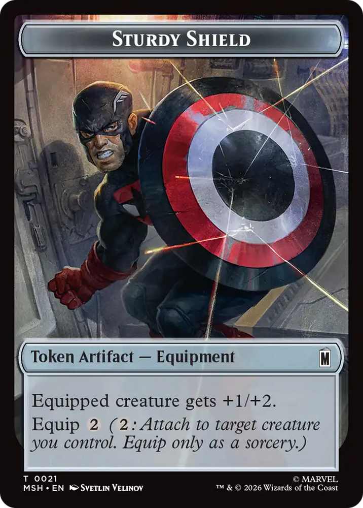 The Tiger God // Sturdy Shield Double-Sided Token [Marvel Super Heroes Tokens]