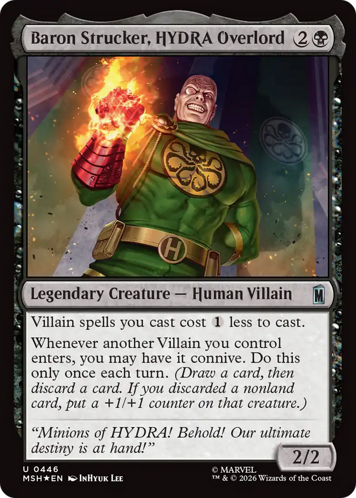 Baron Strucker, HYDRA Overlord (Surge Foil) [Marvel Super Heroes]