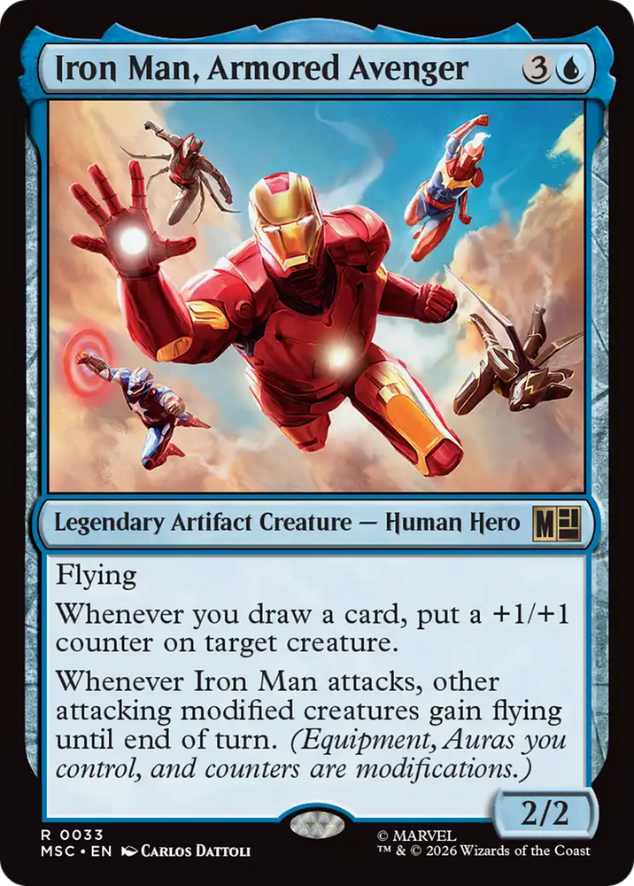 Iron Man, Armored Avenger (Surge Foil) [Marvel Super Heroes Commander]