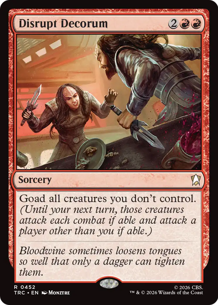 Disrupt Decorum (Surge Foil) [Star Trek Commander]