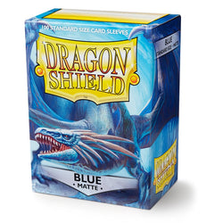 Dragon Shield: Standard 100ct Sleeves (Matte) - Blue