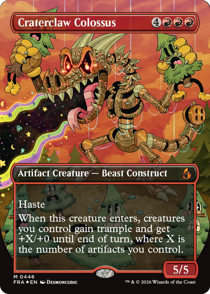 Craterclaw Colossus (Borderless) (0446) [Reality Fracture]