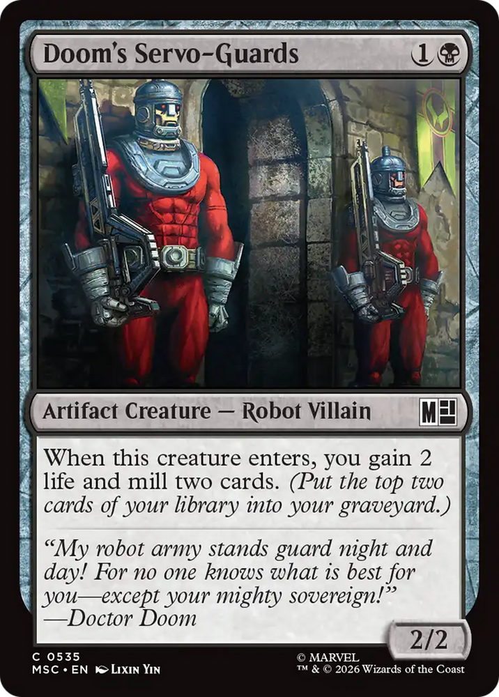 Doom's Servo-Guards [Marvel Super Heroes Commander]