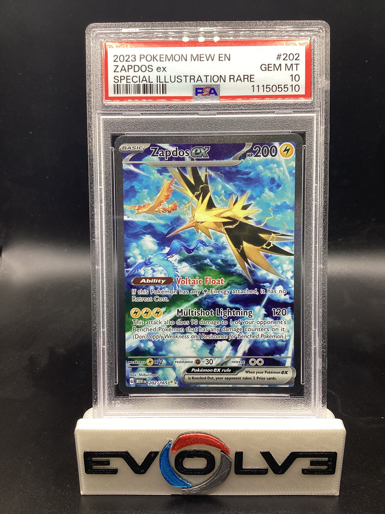 Zapdos ex (202/165) [Pokemon Scarlet & Violet: 151] PSA 10
