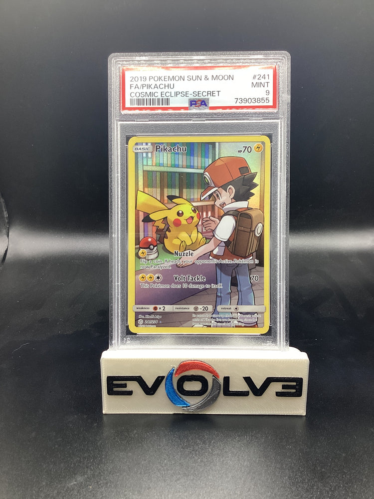 Pikachu (241/236) [Pokemon Sun & Moon: Cosmic Eclipse] PSA 9