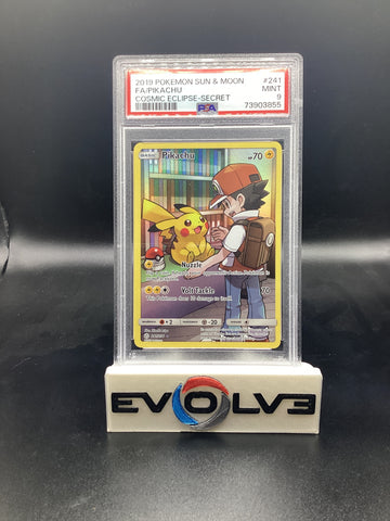 Pikachu (241/236) [Pokemon Sun & Moon: Cosmic Eclipse] PSA 9