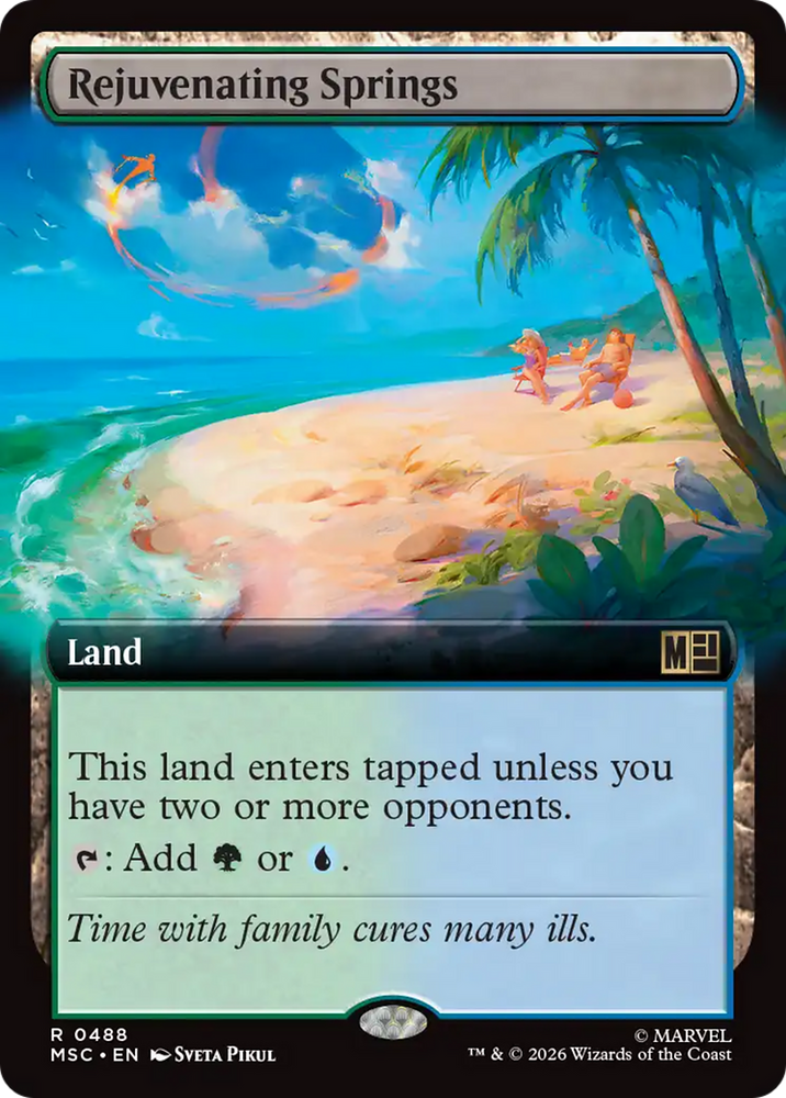 Rejuvenating Springs (Extended Art) [Marvel Super Heroes Commander]
