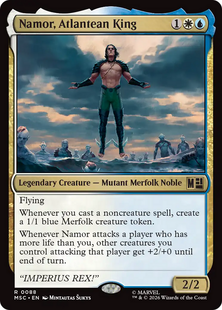 Namor, Atlantean King (Surge Foil) [Marvel Super Heroes Commander]