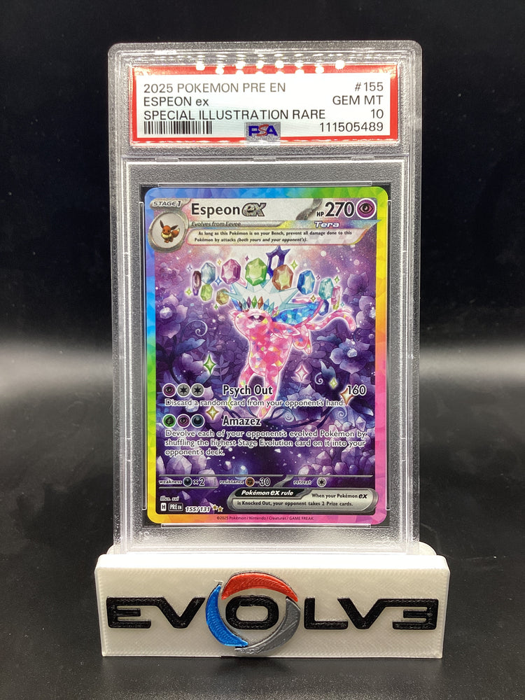Espeon ex (155/131) [Pokemon Scarlet & Violet: Prismatic Evolutions] PSA 10