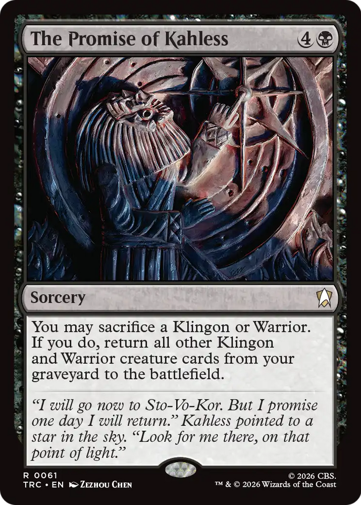 The Promise of Kahless (Surge Foil) [Star Trek Commander]