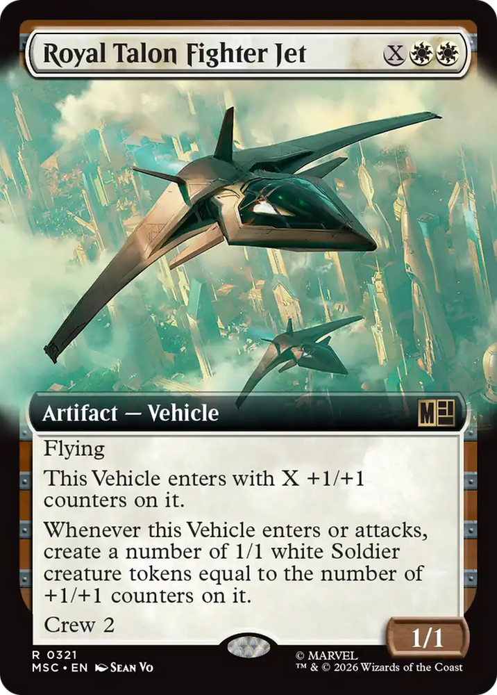 Royal Talon Fighter Jet (Extended Art) [Marvel Super Heroes Commander]