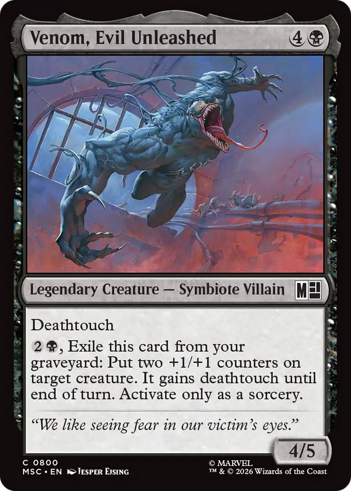 Venom, Evil Unleashed [Marvel Super Heroes Commander]