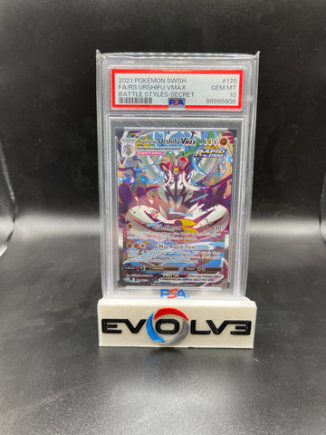 Rapid Strike Urshifu VMAX (170/163) [Sword & Shield: Battle Styles] PSA 10