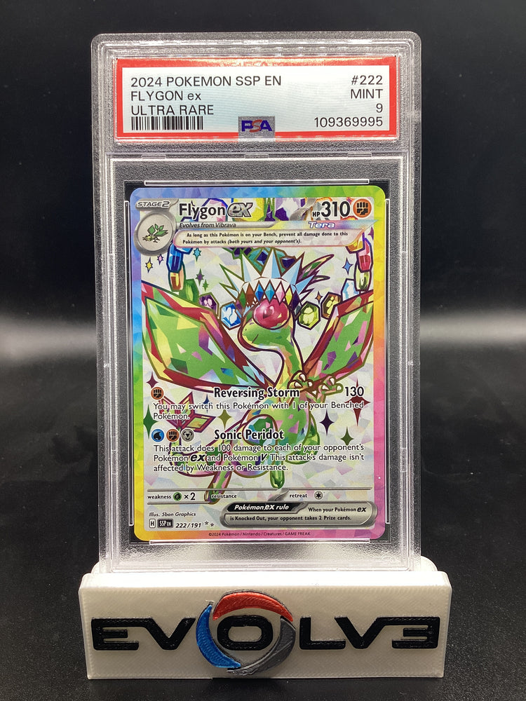 Flygon ex (222/191) [Pokemon Scarlet & Violet: Surging Sparks] PSA 9