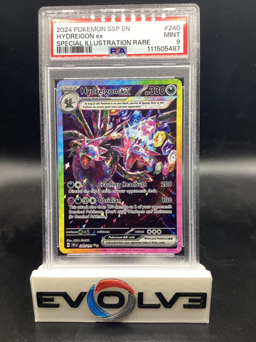 Hydreigon ex (240/191) [Pokemon Scarlet & Violet: Surging Sparks] PSA 9