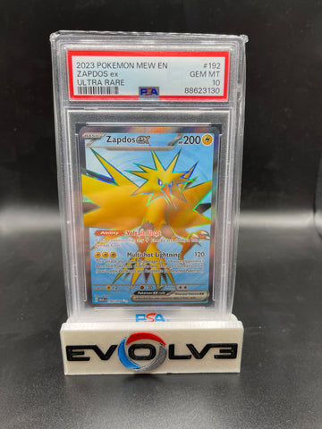 Zapdos ex (192/165) [Scarlet & Violet: 151] PSA 10