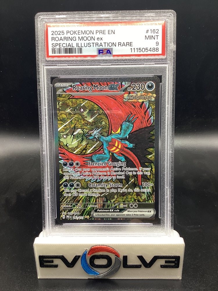 Roaring Moon ex (162/131) [Pokemon Scarlet & Violet: Prismatic Evolution] PSA 9