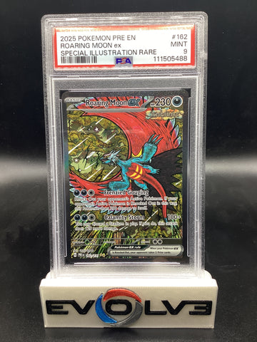 Roaring Moon ex (162/131) [Pokemon Scarlet & Violet: Prismatic Evolution] PSA 9