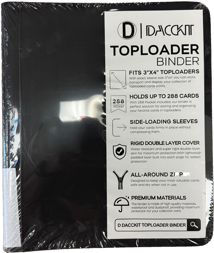 Toploader Binder - Black