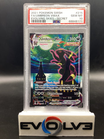 Umbreon VMAX (215/203) [Pokemon Sword & Shield: Evolving Skies] PSA 10