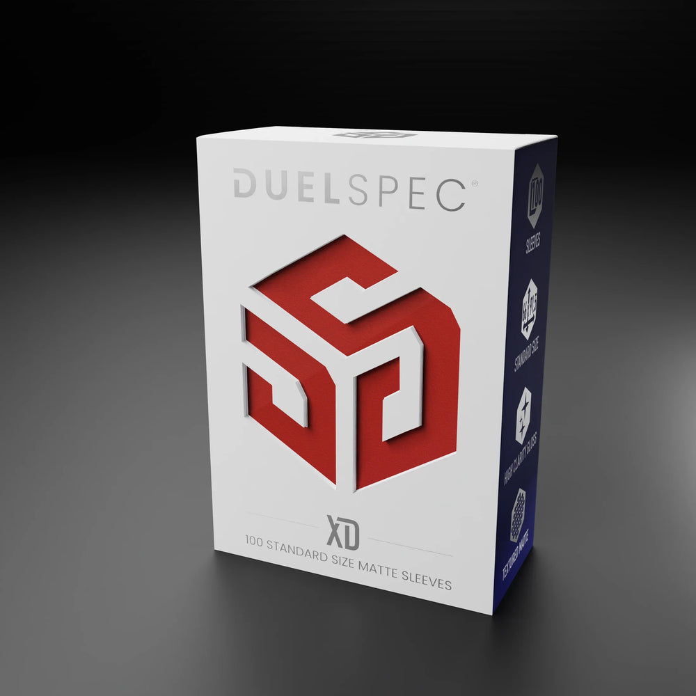 Duel Spec XD Standard Size Sleeves - Fury Red