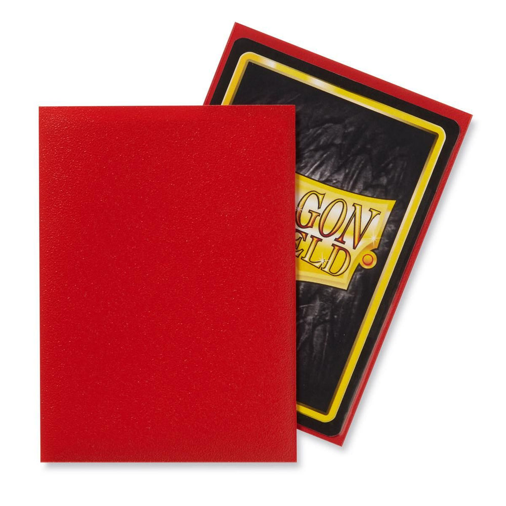Dragon Shield: Standard 100ct Sleeves (Matte) - Crimson
