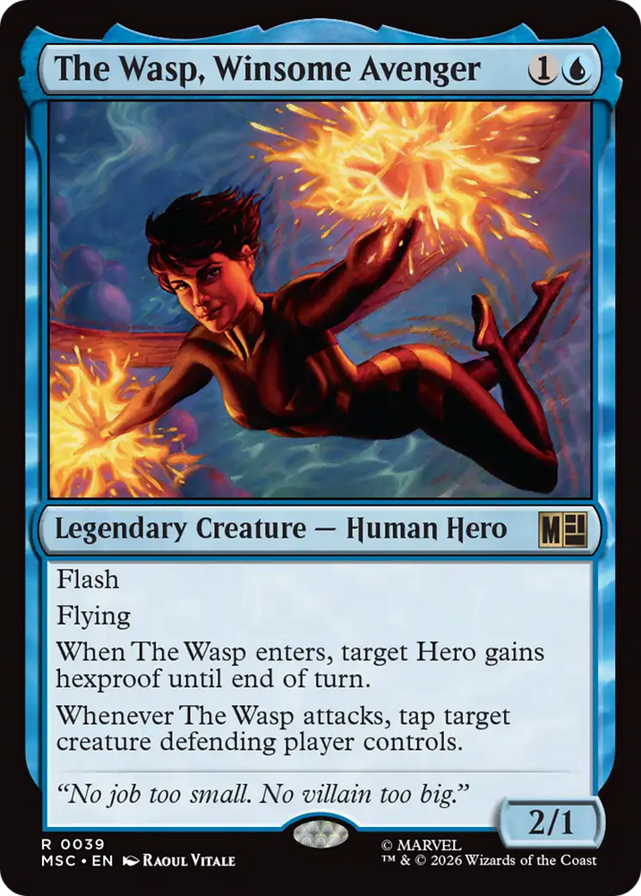 The Wasp, Winsome Avenger [Marvel Super Heroes Commander]