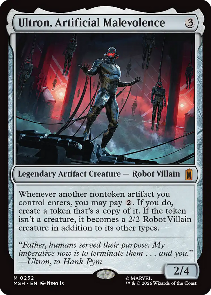 Ultron, Artificial Malevolence [Marvel Super Heroes]