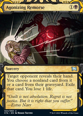 Agonizing Remorse (Foil Etched) [Strixhaven: Mystical Archive]
