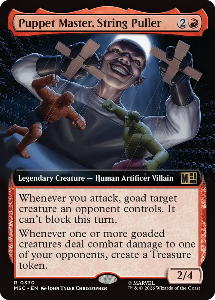Puppet Master, String Puller (Extended Art) [Marvel Super Heroes Commander]