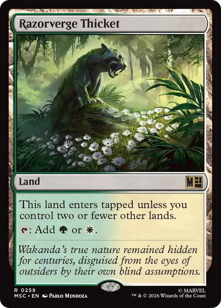 Razorverge Thicket [Marvel Super Heroes Commander]