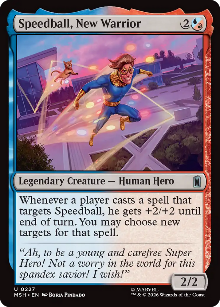 Speedball, New Warrior [Marvel Super Heroes]