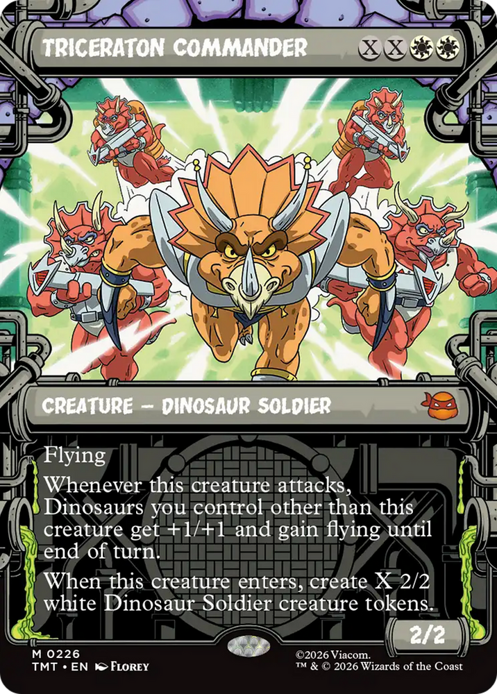 Triceraton Commander (Showcase) [Teenage Mutant Ninja Turtles]
