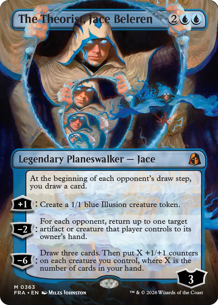 The Theorist, Jace Beleren (Borderless) (0363) [Reality Fracture]