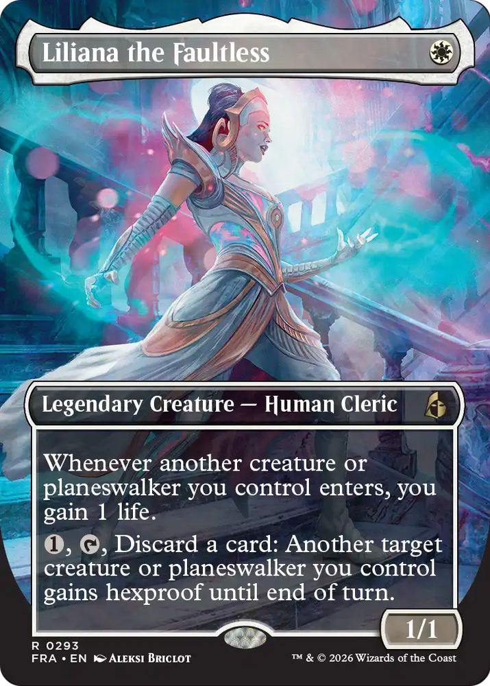 Liliana the Faultless (Borderless) [Reality Fracture]