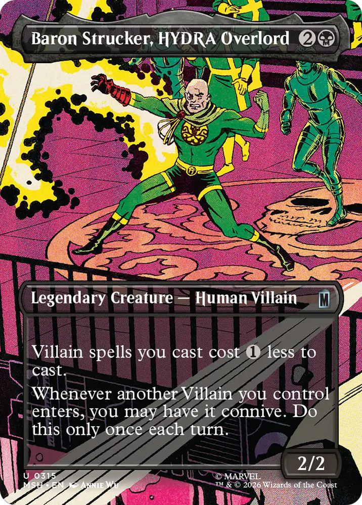 Baron Strucker, HYDRA Overlord (Borderless) [Marvel Super Heroes]