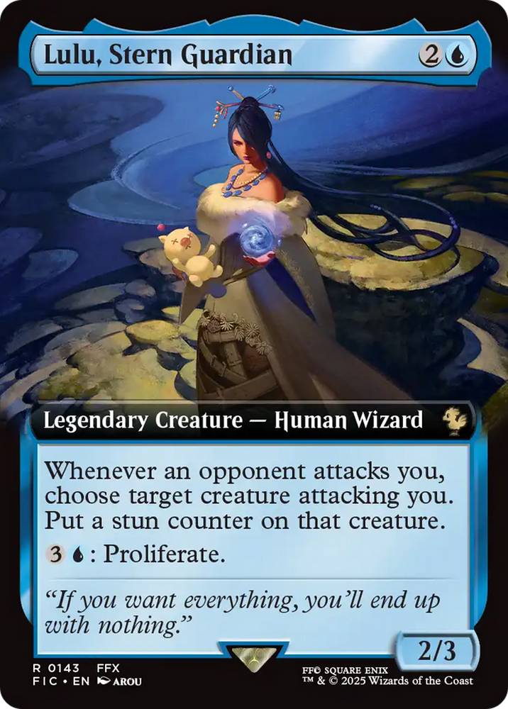 Lulu, Stern Guardian (Extended Art) [FINAL FANTASY Commander]