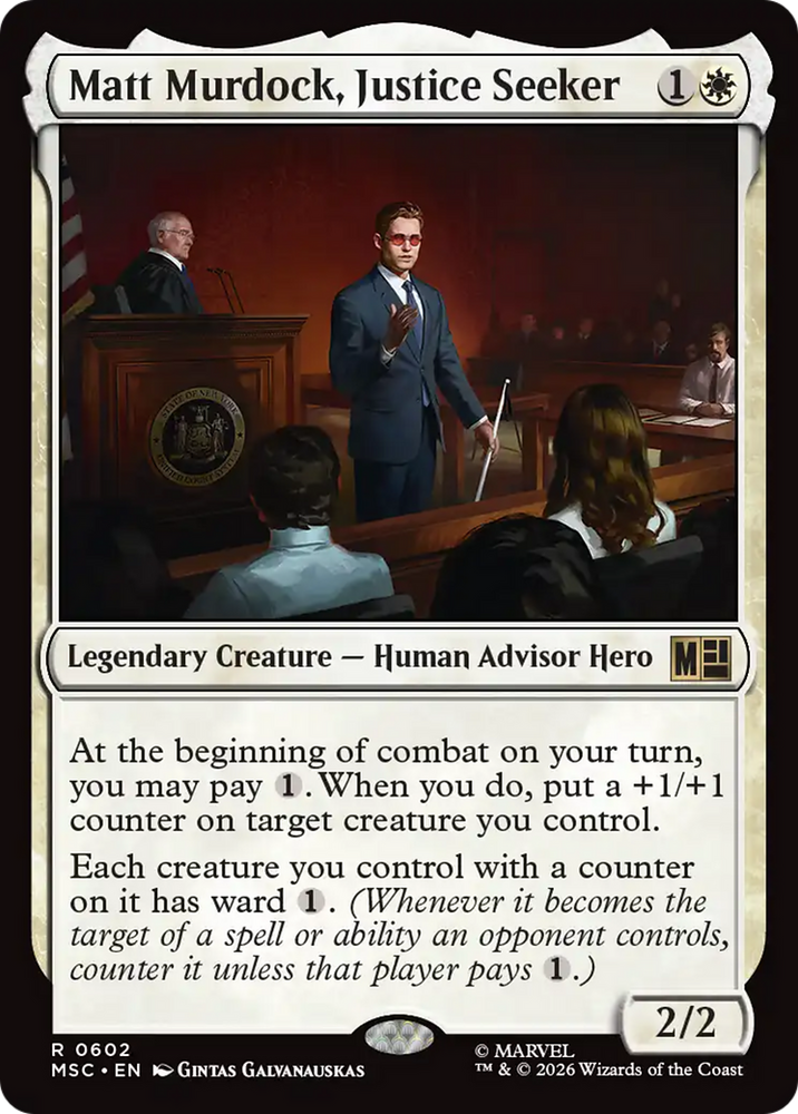 Matt Murdock, Justice Seeker [Marvel Super Heroes Commander]