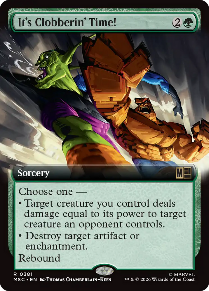 It's Clobberin' Time! (Extended Art) [Marvel Super Heroes Commander]