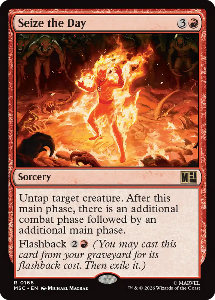 Seize the Day (Surge Foil) [Marvel Super Heroes Commander]