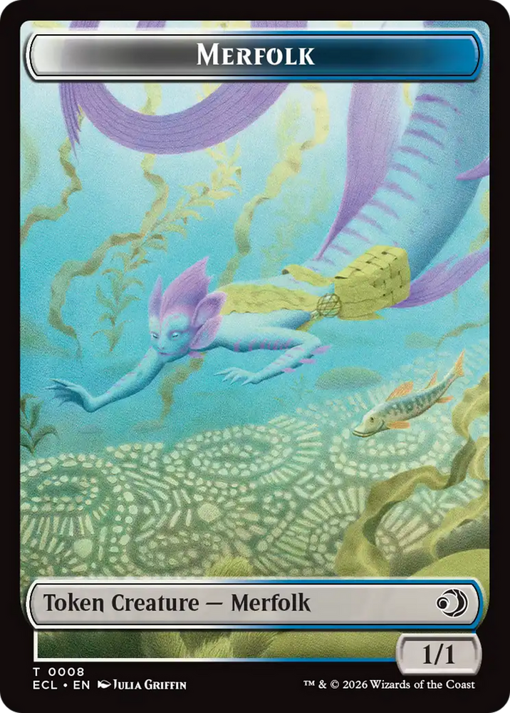 Shapeshifter // Merfolk Double-Sided Token [Lorwyn Eclipsed Tokens]