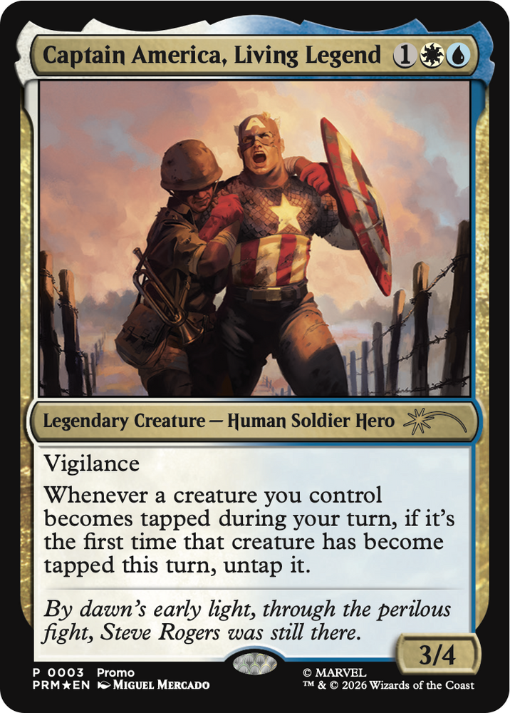 Captain America, Living Legend [Media Promos]