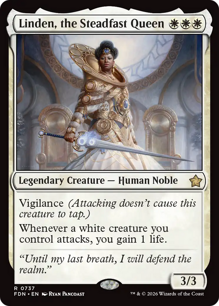 Linden, the Steadfast Queen (0737) [Foundations]