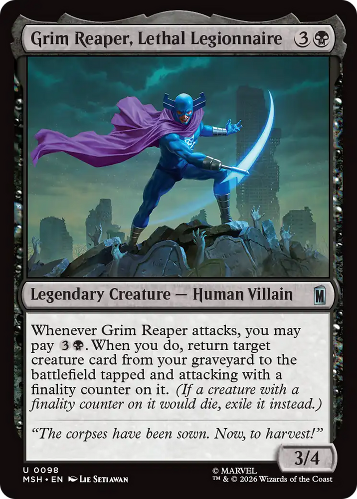 Grim Reaper, Lethal Legionnaire [Marvel Super Heroes]