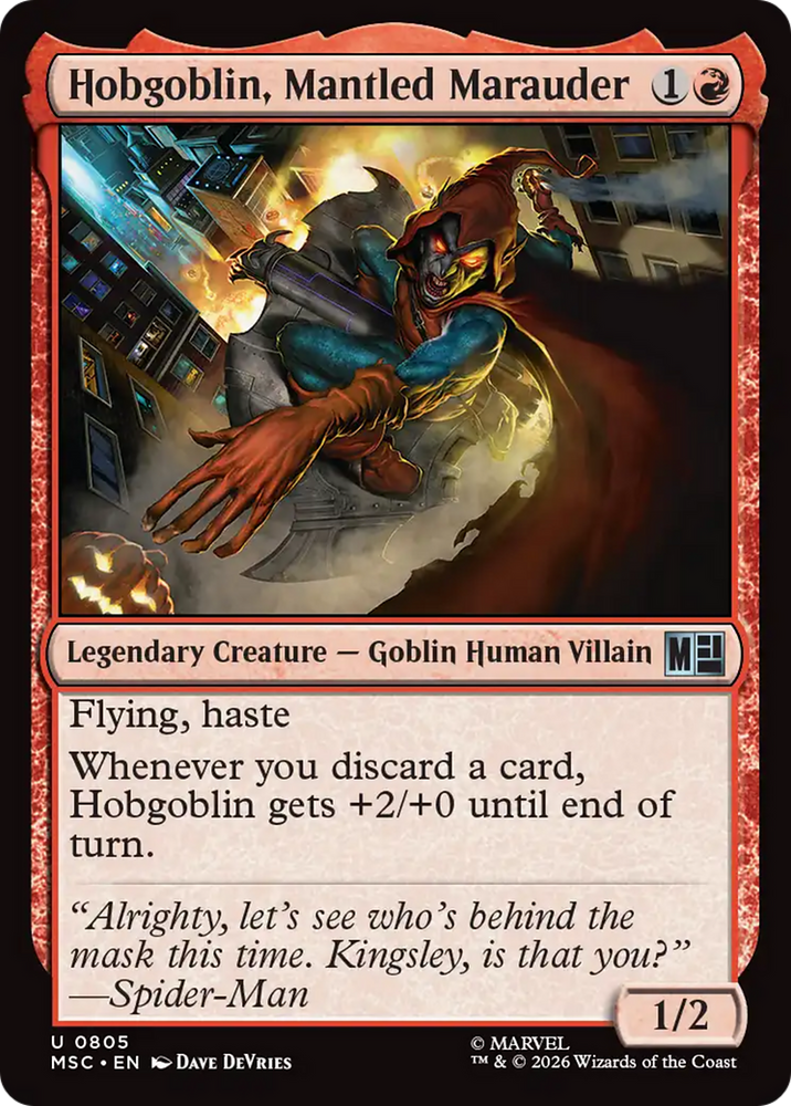 Hobgoblin, Mantled Marauder [Marvel Super Heroes Commander]