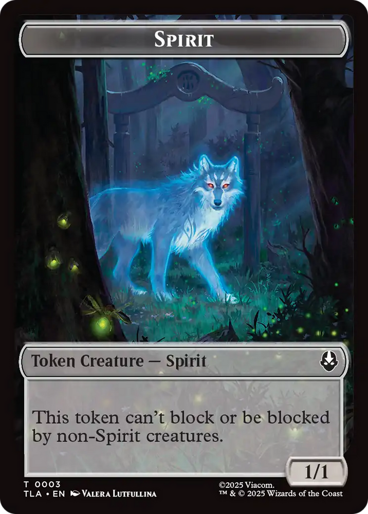 Copy (0001) // Spirit Double-Sided Token [Avatar: The Last Airbender Tokens]