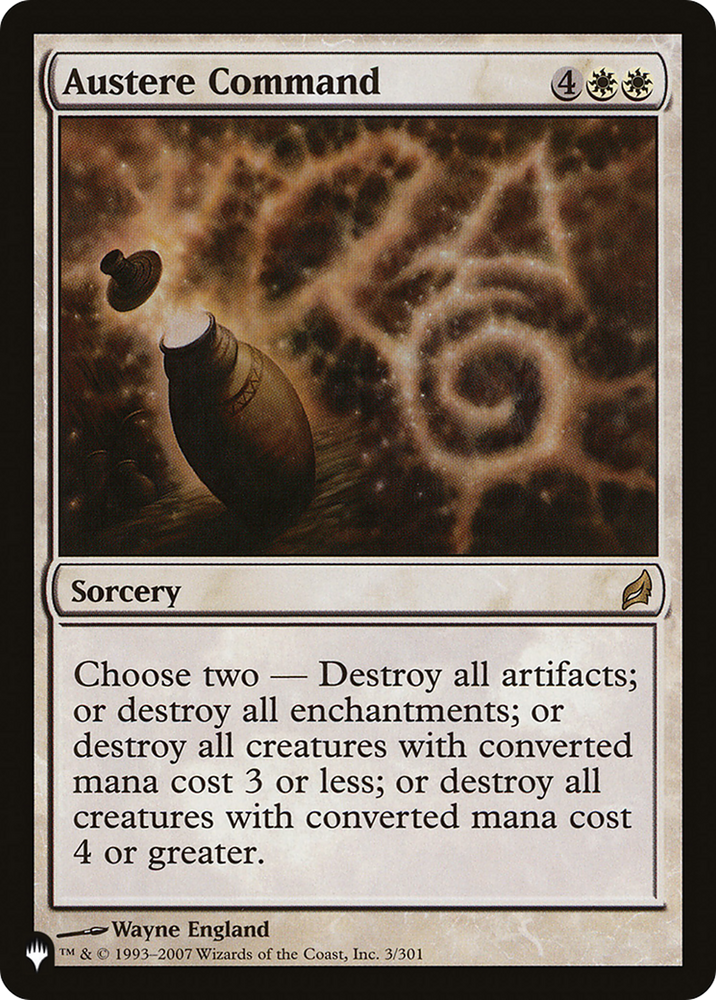 Austere Command (Surge Foil) [Marvel Super Heroes Commander]