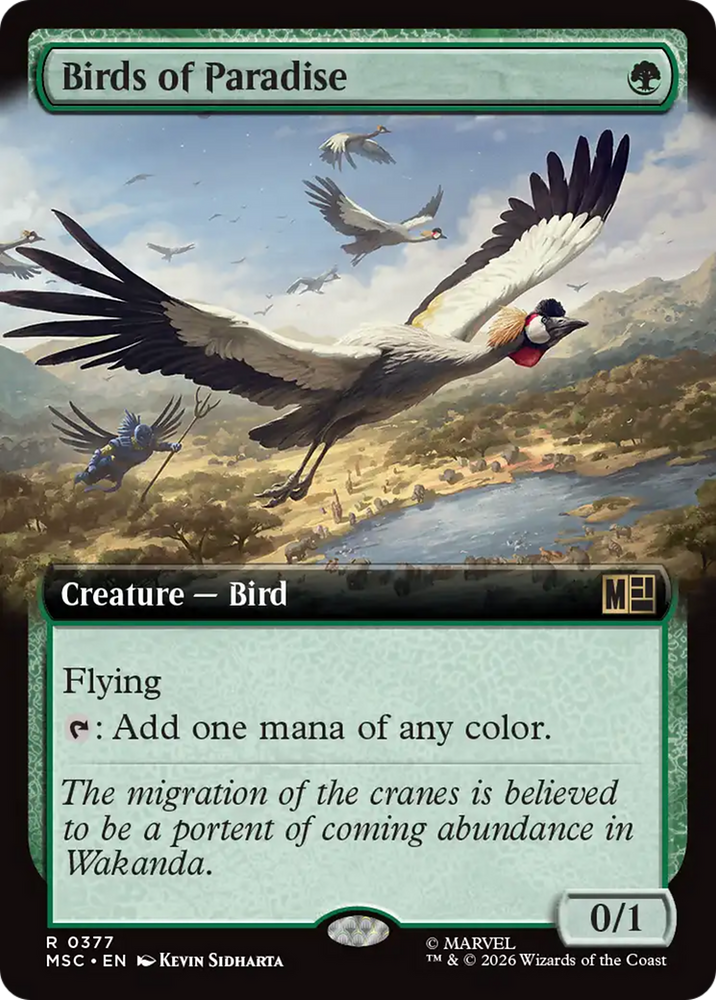 Birds of Paradise (Extended Art) [Marvel Super Heroes Commander]