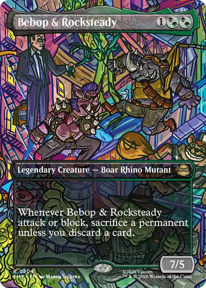 Bebop & Rocksteady (Borderless) [Teenage Mutant Ninja Turtles]